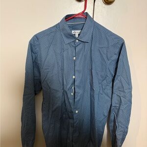 Peter Millar Blue Patterned Casual Shirt